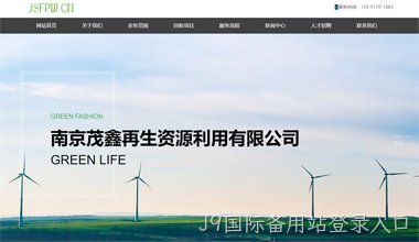 南京茂鑫网站案例